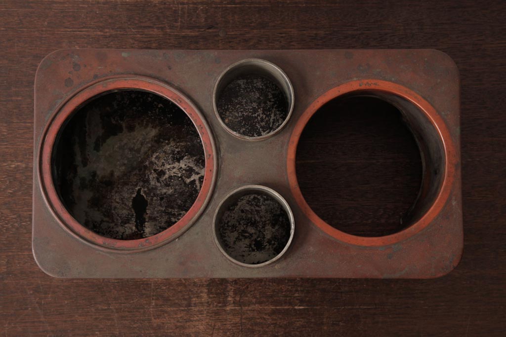 アンティーク雑貨　古民具　昭和初期　古き良き風情漂う銅壺(銅壷、湯沸し)