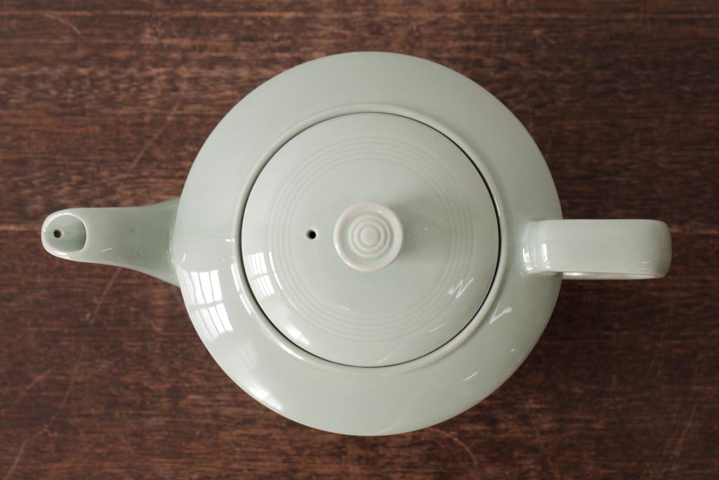 アンティーク雑貨　イギリスビンテージ　Woods ware(ウッズウエア)　Beryl(ベロル)　ティーポット
