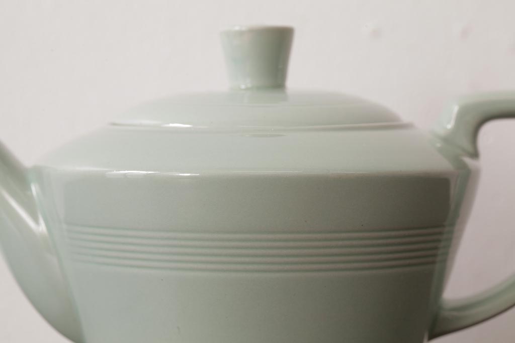 アンティーク雑貨　イギリスビンテージ　Woods ware(ウッズウエア)　Beryl(ベロル)　ティーポット