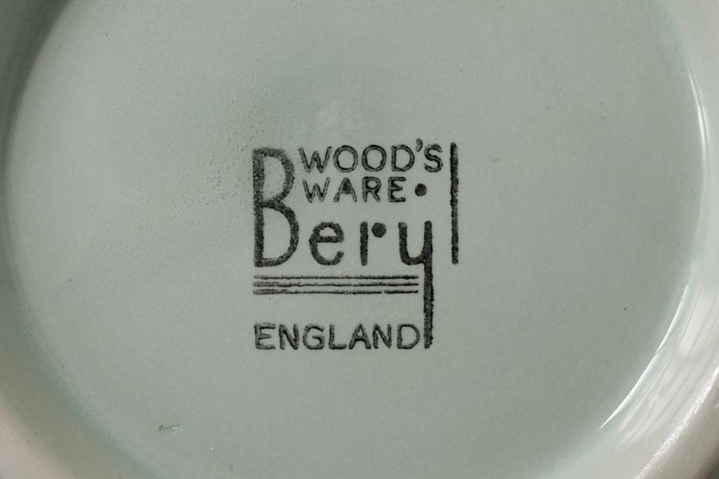 アンティーク雑貨　イギリスビンテージ　Woods ware(ウッズウエア)　Beryl(ベロル)　ティーポット