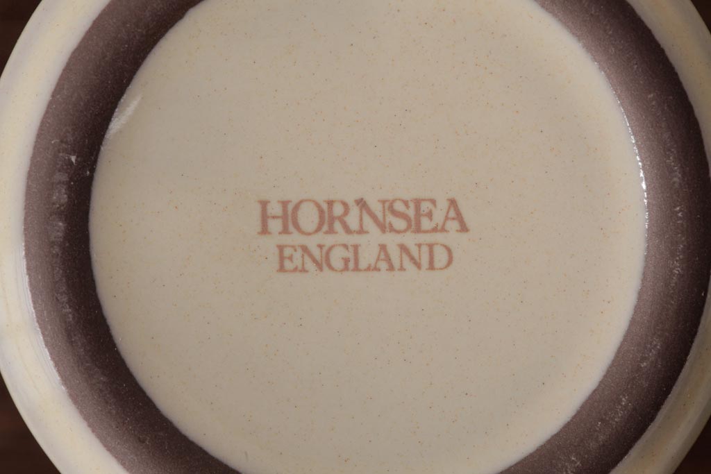 イギリスビンテージ　HORNSEA(ホーンジー)　Cornrose(コーンローズ)　カップ&ソーサー3客セット(デミタスカップ)