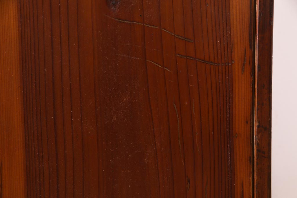 アンティーク雑貨　和製アンティーク　春慶塗　レトロな和の雰囲気漂う木製出前箱(おかもち、岡持)