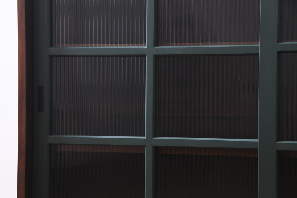 ラフジュ工房オリジナル　レトロな建具をリメイクした収納棚(戸棚、キャビネット)