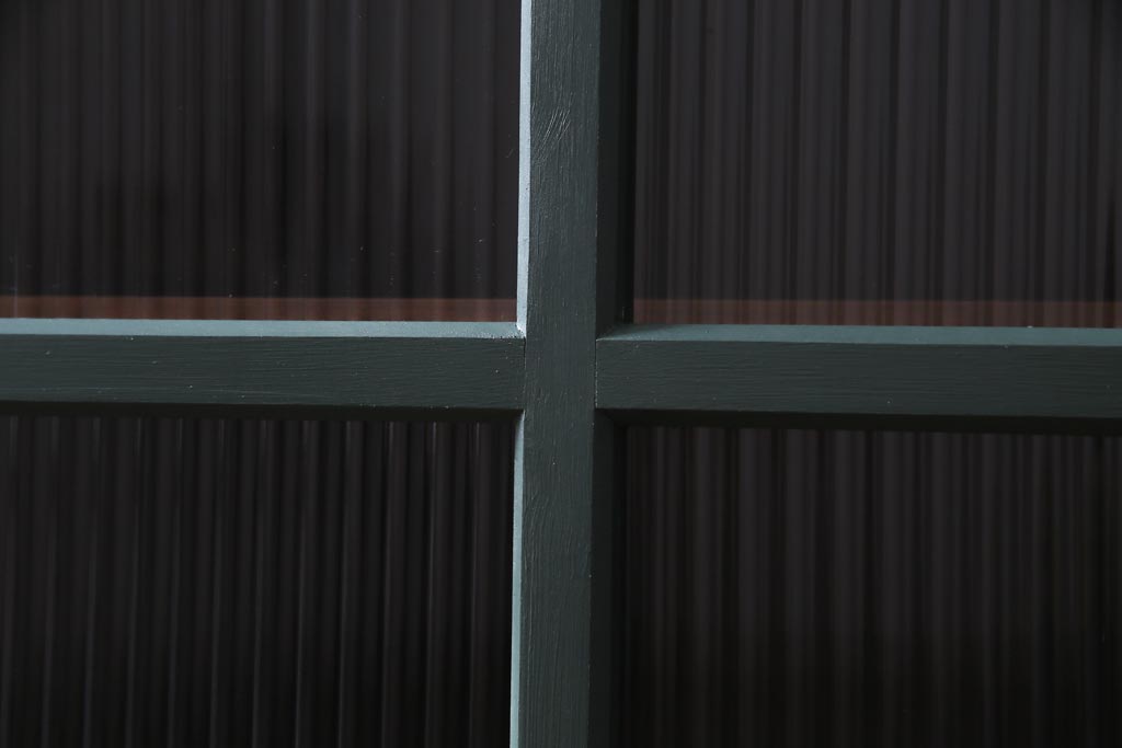 ラフジュ工房オリジナル　レトロな建具をリメイクした収納棚(戸棚、キャビネット)