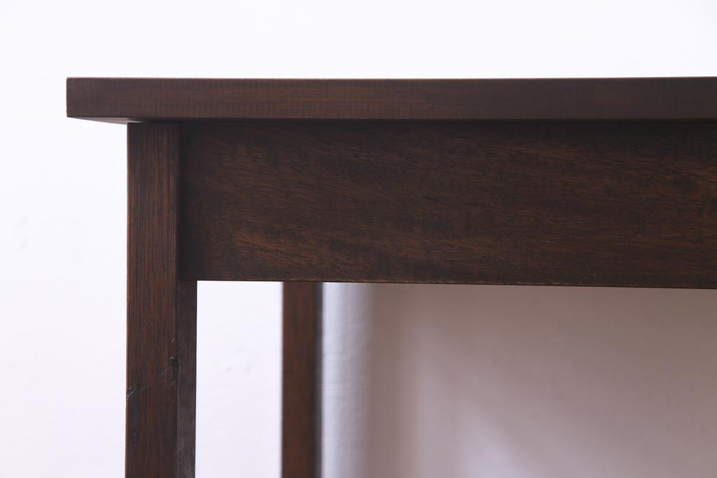 リメイク家具　ヒノキ材　シンプルなデザインが使い勝手のよいサイドテーブル(飾り台)