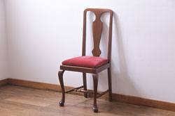 アンティーク家具　フランスアンティーク　バーチ材　気品あふれる佇まいが素敵なダイニングチェア(椅子)