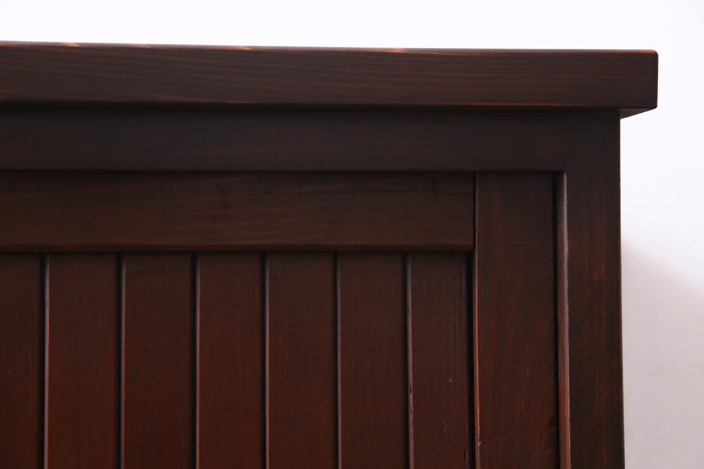 ラフジュ工房オリジナル　縦桟引き戸をリメイクしたサイドボード(収納棚、戸棚)