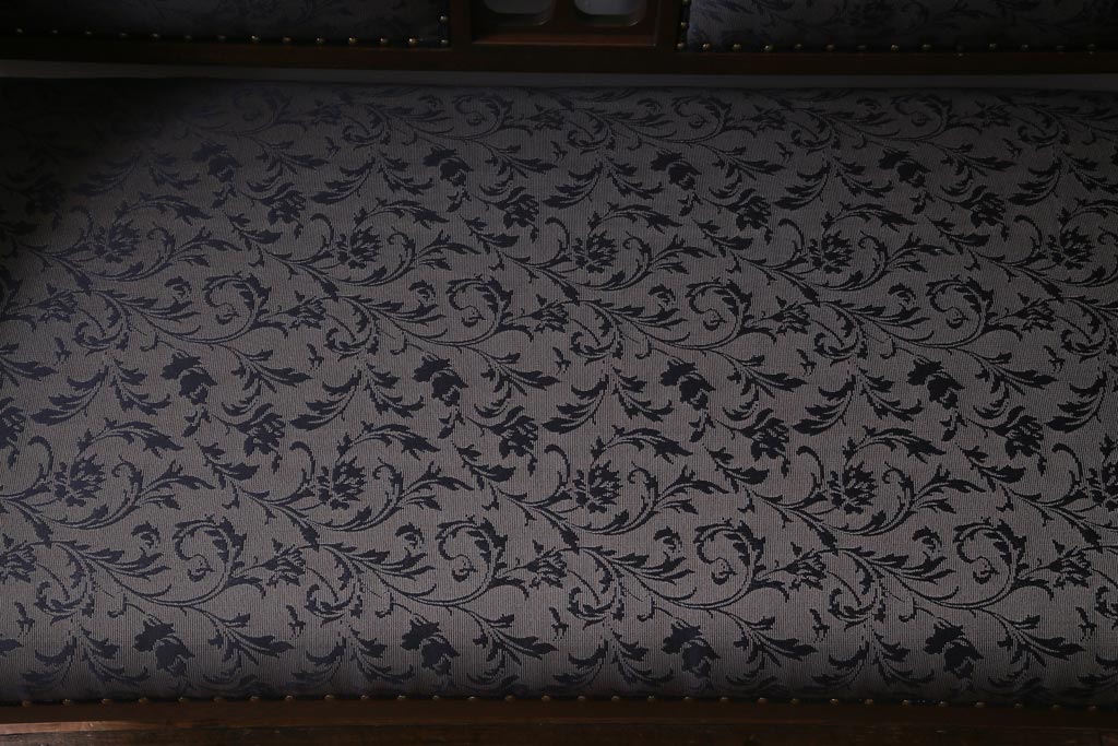 ラフジュ工房オリジナル　ナラ材　アンティークソファを再現した大正ロマン香る2人掛けソファ(1)
