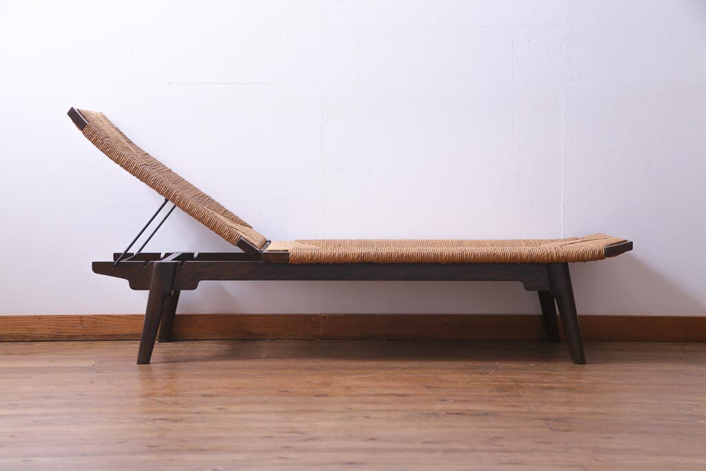 中古　美品　松本民芸家具　柳宗悦氏監修　#512型　ベンチ(長椅子、シェーズロング、寝イス、寝椅子)(定価約48万円)(R-034131)