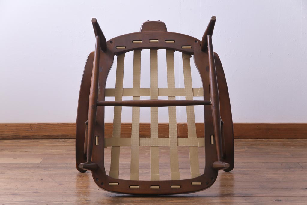 ヴィンテージ家具　イギリスビンテージ　ERCOL(アーコール)　ゆったりと座れる憩いのイージーチェア(ラウンジチェア、一人掛けソファ)(1)
