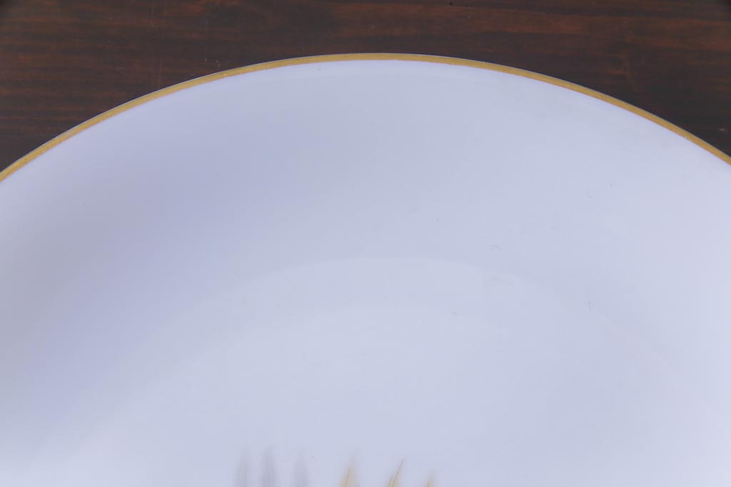 ノリタケ(noritake、則武)　麦穂　ゴールドリムが上品な26.5cmプレート(大皿)