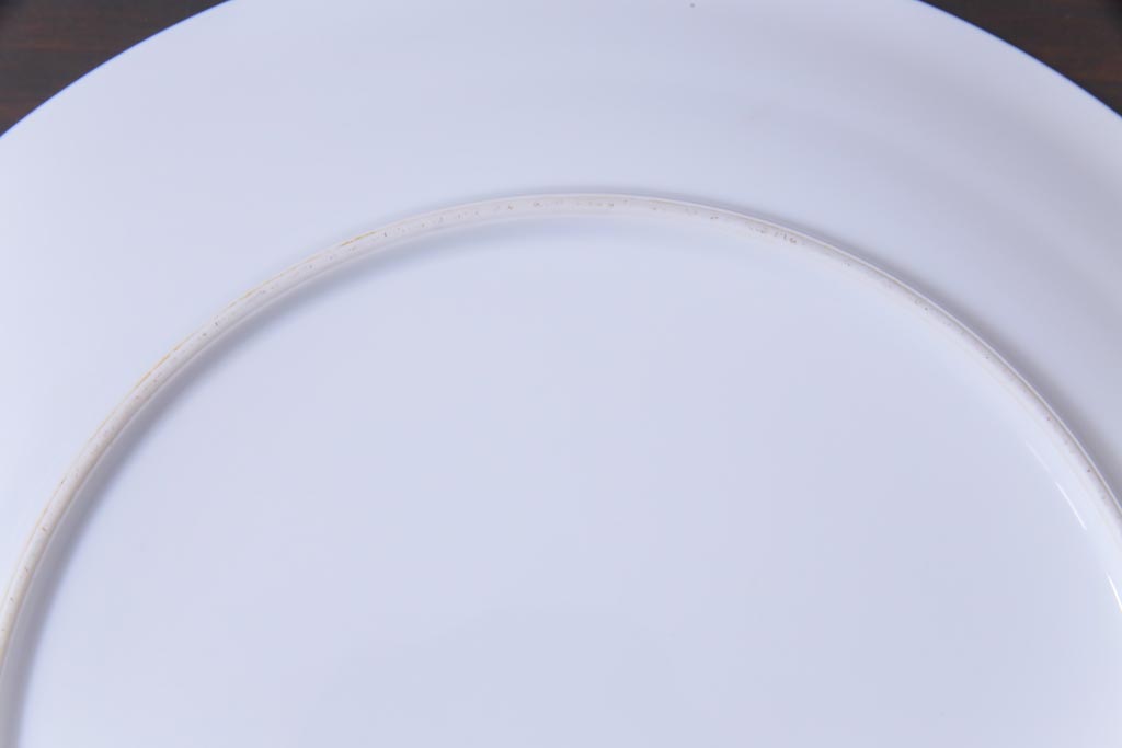 ノリタケ(noritake、則武)　麦穂　ゴールドリムが上品な26.5cmプレート(大皿)