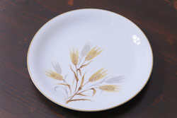 ノリタケ(noritake、則武)　麦穂　ゴールドリムが上品な26.5cmプレート(大皿)