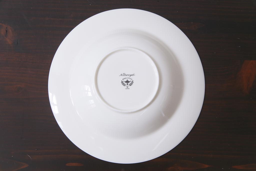 中古　ノリタケ(Noritake)　ブルーヒル(廃盤)　淡いブルーの花柄が可憐なスープ皿3枚セット(洋食器)(1)