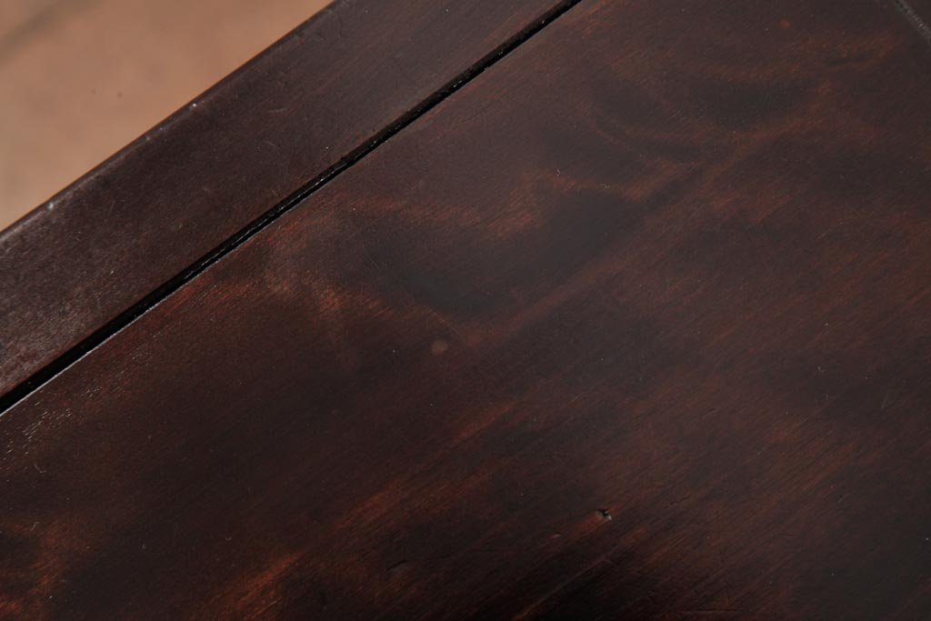 アンティーク雑貨　和製アンティーク　唐木材　シックな和の雰囲気を醸し出す高卓花台(香炉台、飾り台)