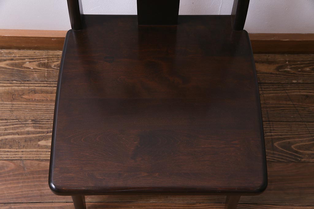 中古　民芸家具　洗練された大人の雰囲気が漂うチェア(椅子、ダイニングチェア)