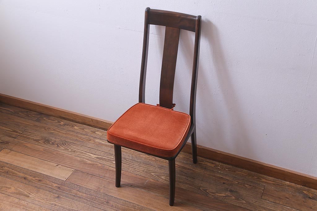 中古　民芸家具　洗練された大人の雰囲気が漂うチェア(椅子、ダイニングチェア)(1)
