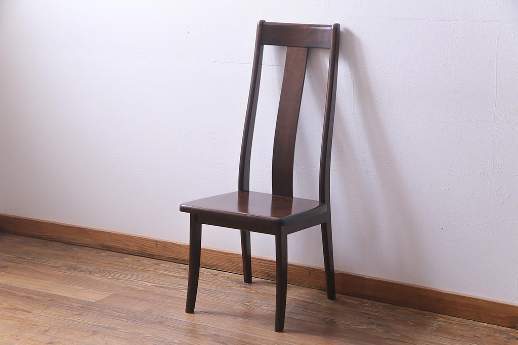 中古　民芸家具　洗練された大人の雰囲気が漂うチェア(椅子、ダイニングチェア)(1)