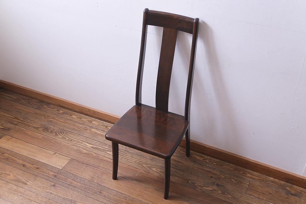 中古　民芸家具　洗練された大人の雰囲気が漂うチェア(椅子、ダイニングチェア)(1)