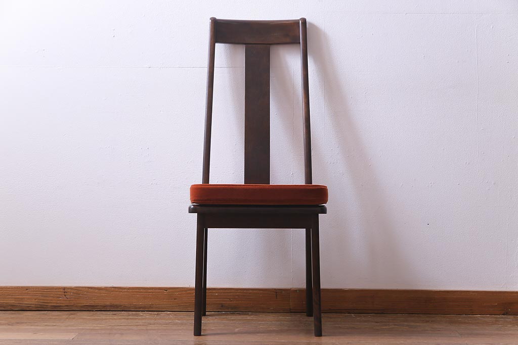 中古　民芸家具　洗練された大人の雰囲気が漂うチェア(椅子、ダイニングチェア)(2)