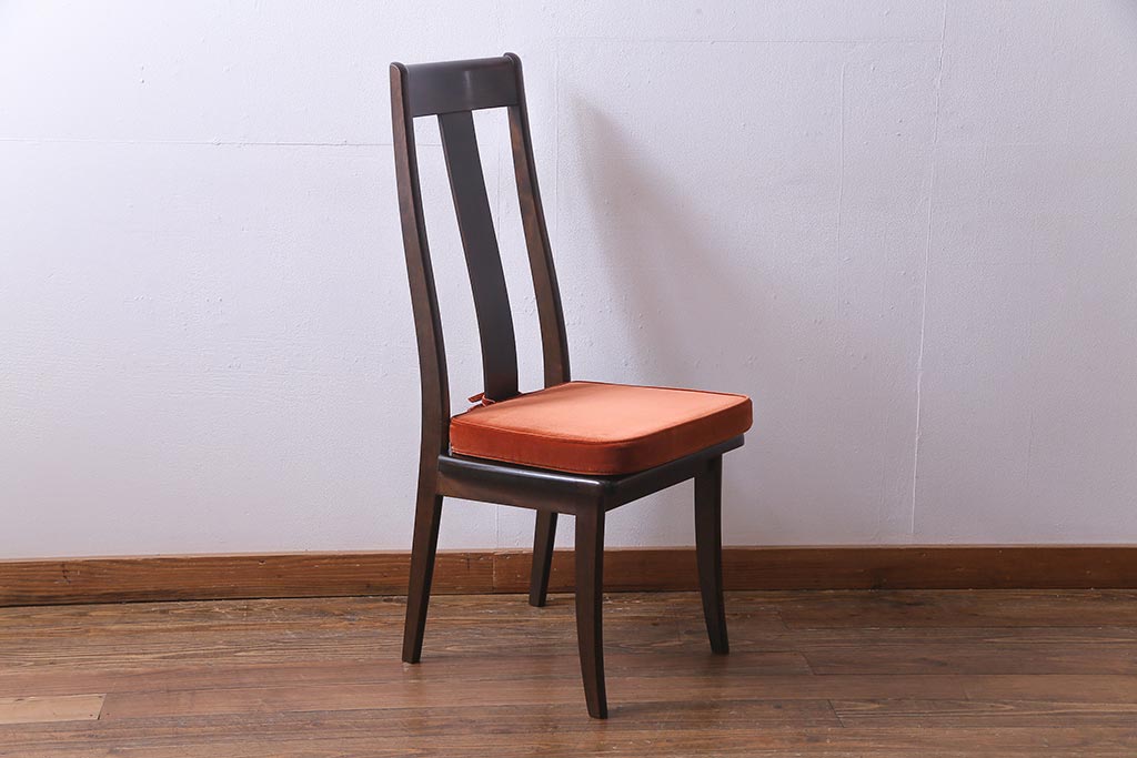 中古　民芸家具　洗練された大人の雰囲気が漂うチェア(椅子、ダイニングチェア)(2)