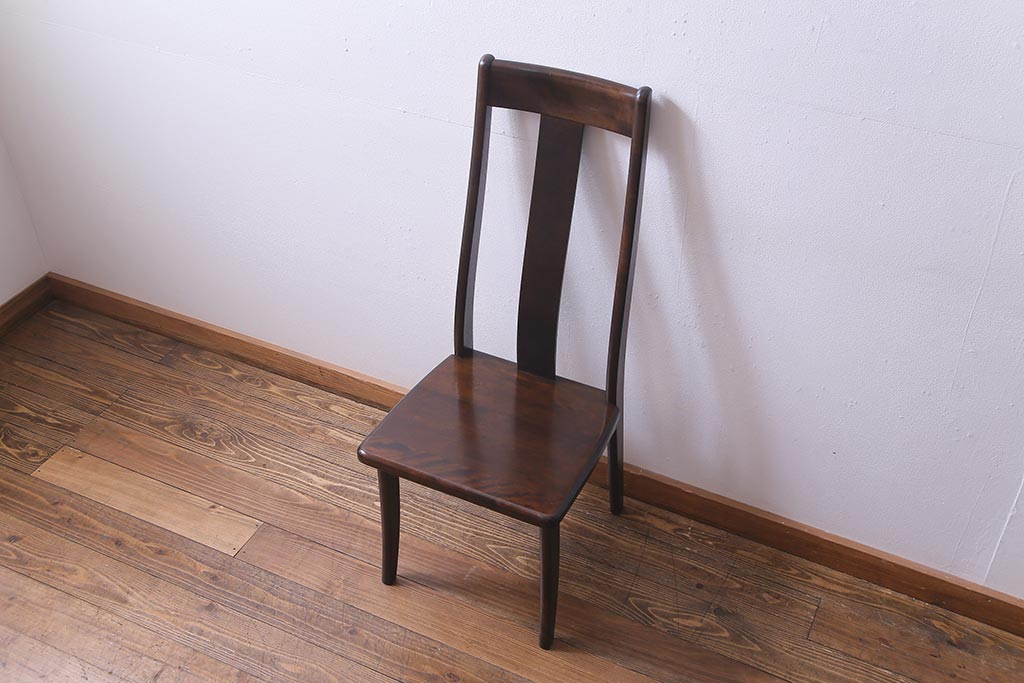中古　民芸家具　洗練された大人の雰囲気が漂うチェア(椅子、ダイニングチェア)(2)