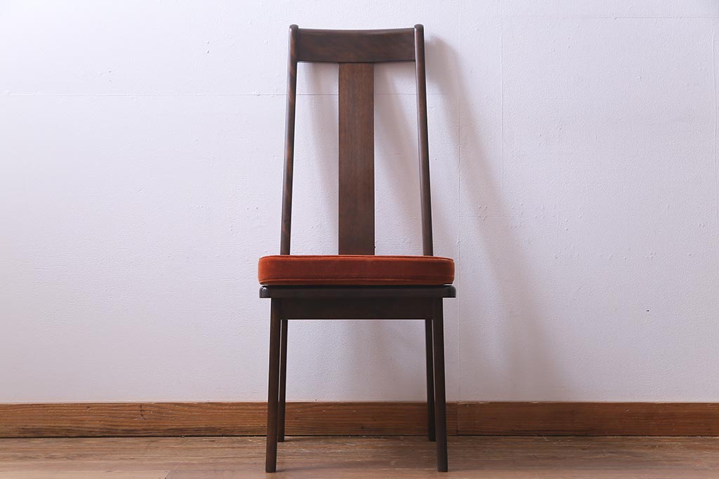 中古　民芸家具　洗練された大人の雰囲気が漂うチェア(椅子、ダイニングチェア)(3)