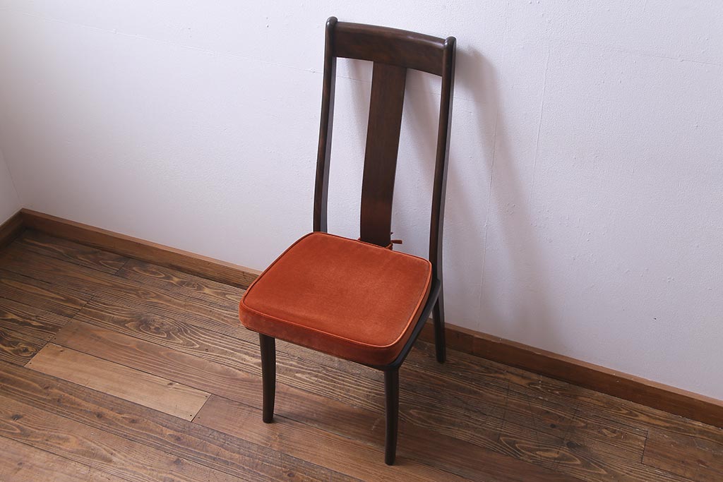 中古　民芸家具　洗練された大人の雰囲気が漂うチェア(椅子、ダイニングチェア)(3)