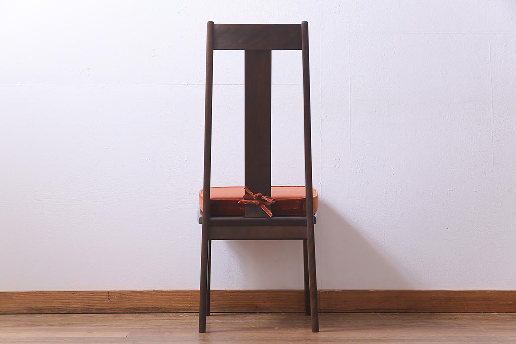 中古　民芸家具　洗練された大人の雰囲気が漂うチェア(椅子、ダイニングチェア)(3)