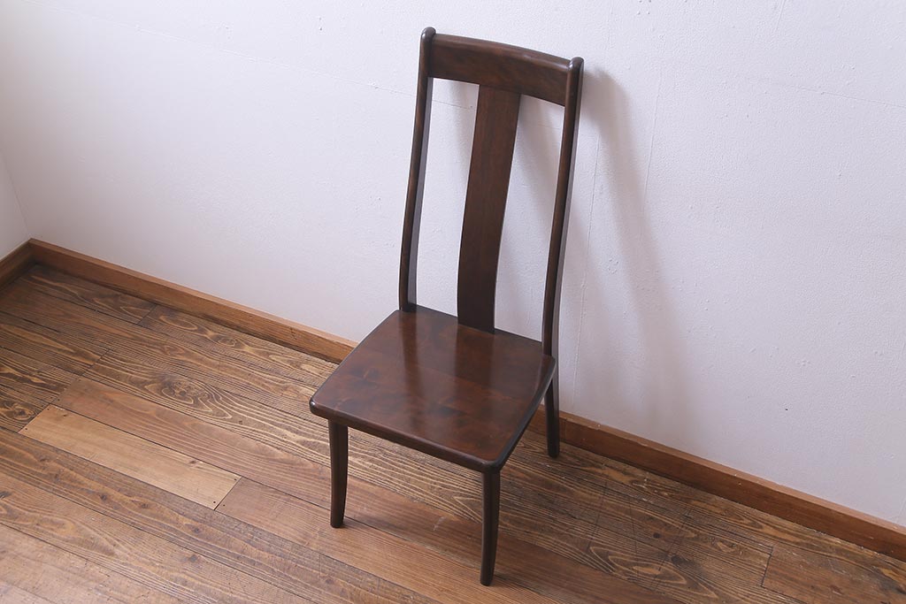 中古　民芸家具　洗練された大人の雰囲気が漂うチェア(椅子、ダイニングチェア)(3)