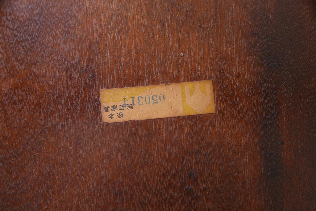 中古美品　松本民芸家具　クラシカルな16型スピンドルチェア(ダイニングチェア、椅子)(3)
