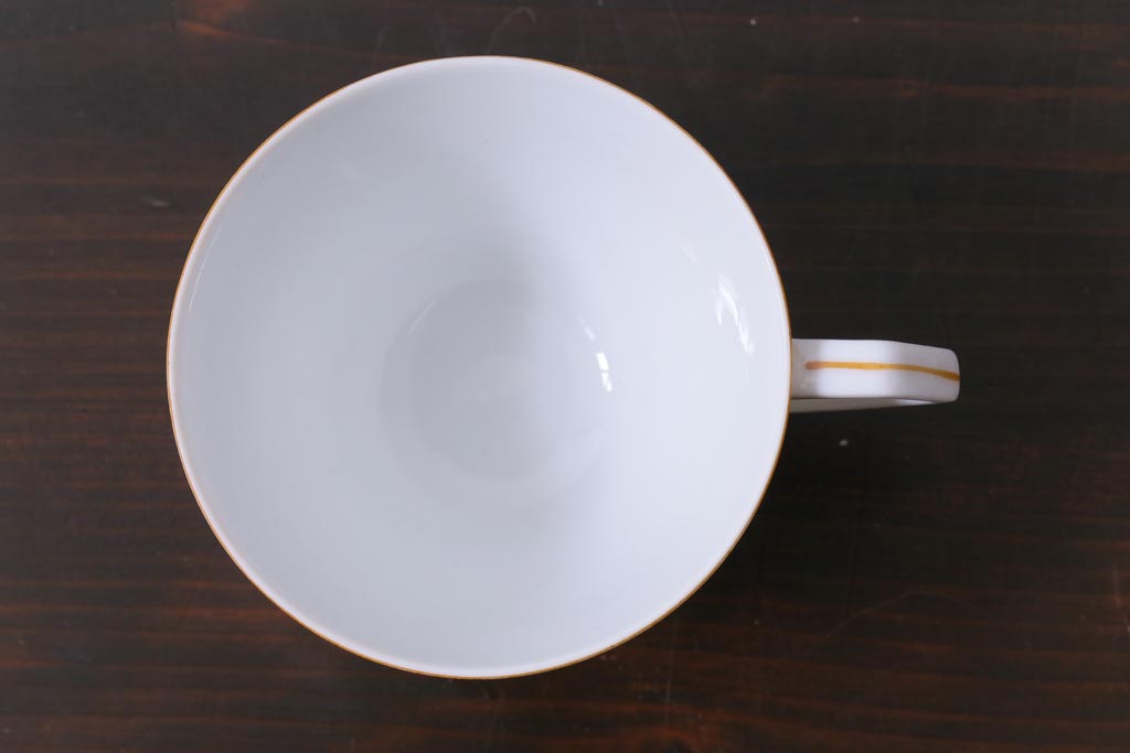 中古　ノリタケ(Noritake)　月桂樹-マルキ印　彩色ゆたかな上品なカップ&ソーサー2客セット(洋食器)