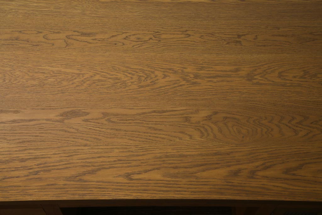 レトロ家具　昭和レトロ　天板ホワイトオーク材　特大サイズ!温もり溢れるナラ材製の両面両袖デスク(パートナーデスク、作業台、ワークデスク、在宅ワーク、在宅用)