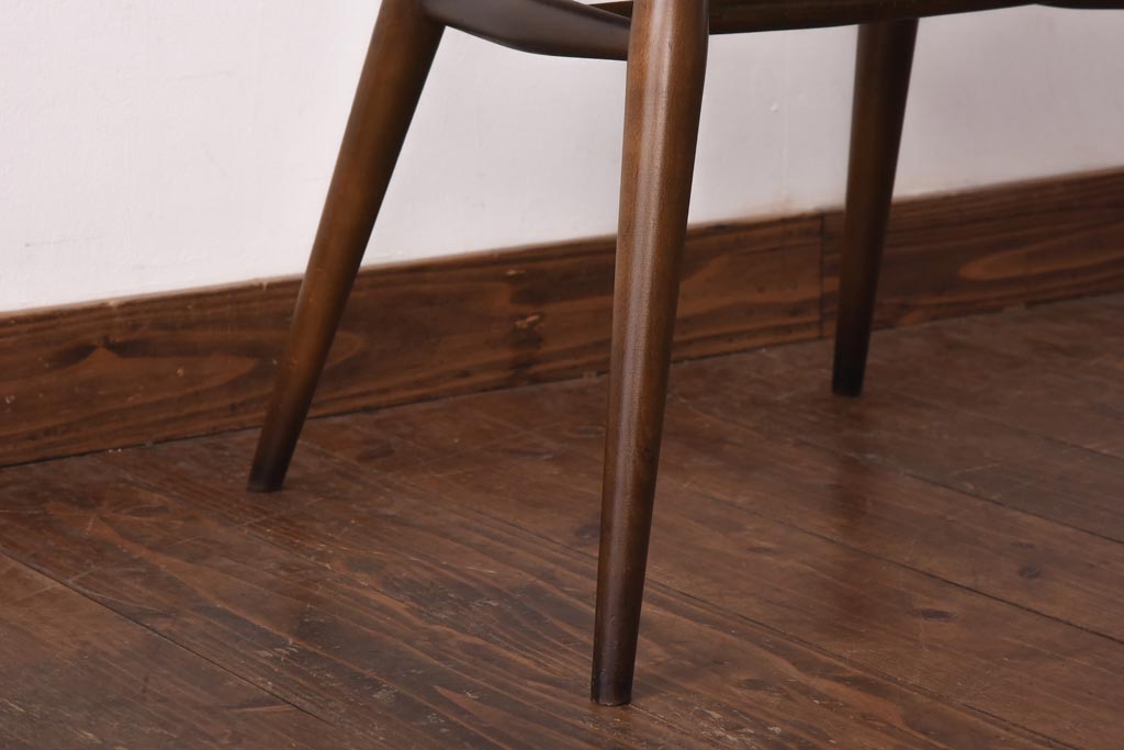 ヴィンテージ家具　イギリスビンテージ　ERCOL(アーコール)　ゴールドスミス　クッション付きダイニングチェア(椅子)(2)