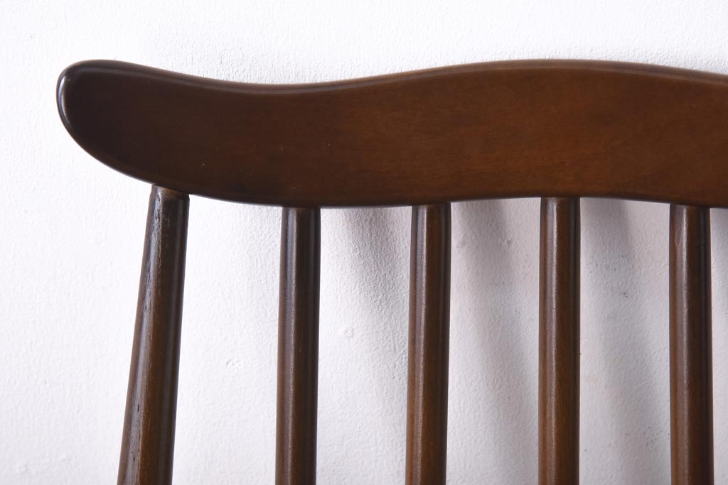 ヴィンテージ家具　イギリスビンテージ　ERCOL(アーコール)　ゴールドスミス　クッション付きダイニングチェア(椅子)(3)