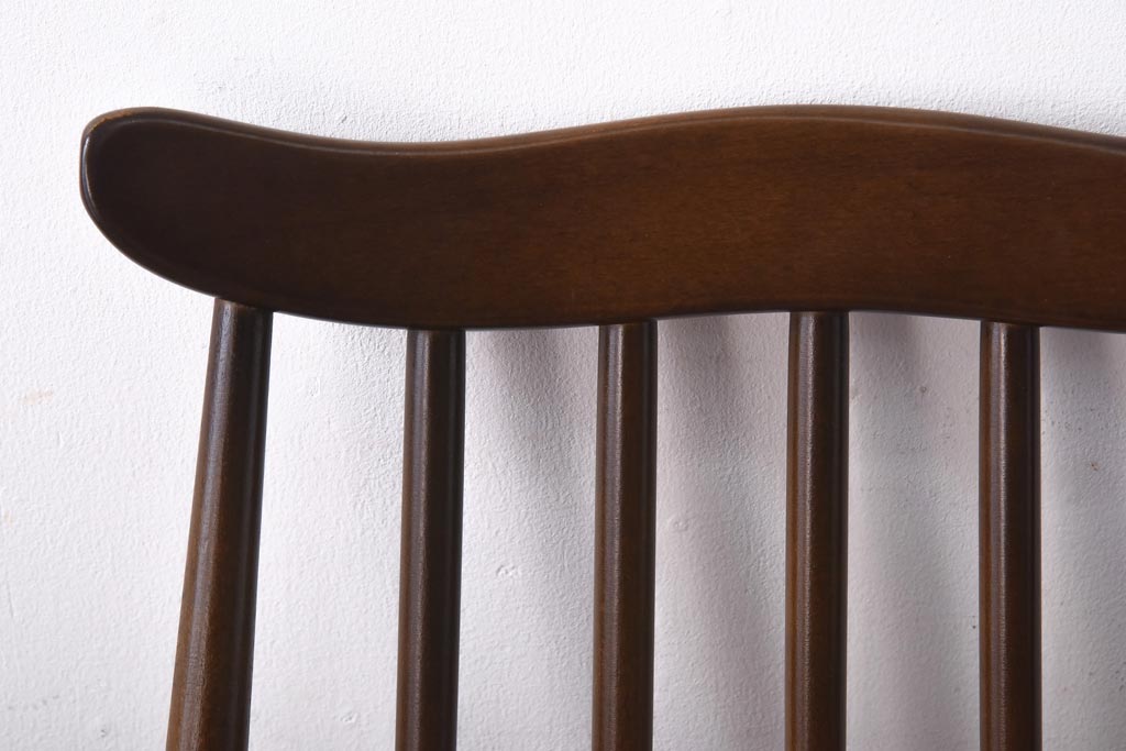 ヴィンテージ家具　イギリスビンテージ　ERCOL(アーコール)　ゴールドスミス　クッション付きダイニングチェア(椅子)