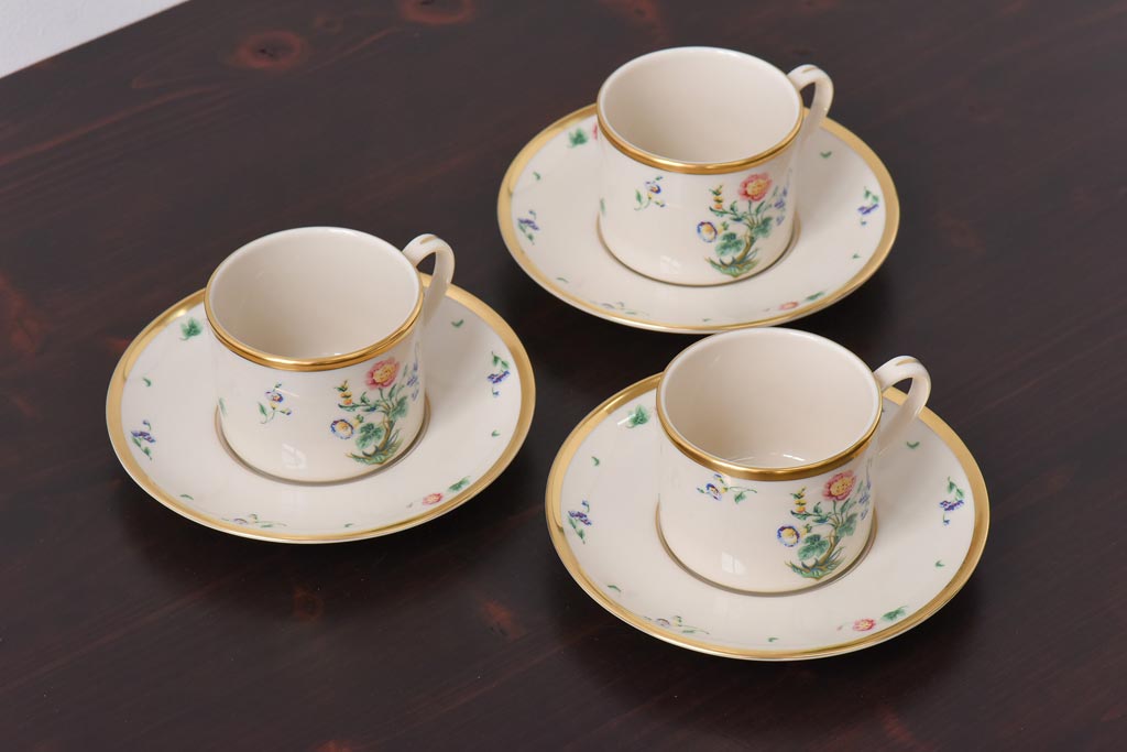 中古美品　Tiffany&Co.(ティファニー)　Blair House　コーヒーカップ&ソーサー(洋食器)