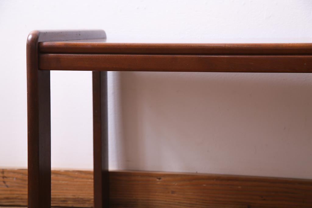 北欧家具　チーク材　すっきりとしたフォルムが取り入れやすいセンターテーブル(ローテーブル)