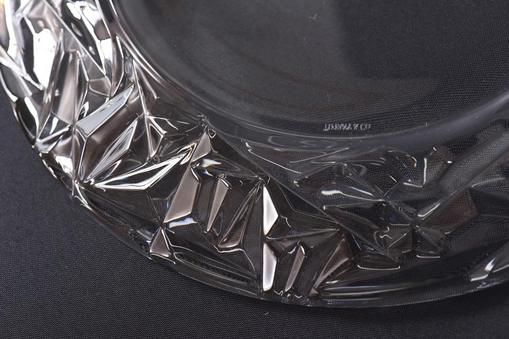 中古 Tiffany&Co.(ティファニー) 品のある演出におすすめなクリスタルプレート(ガラス皿、洋食器) | ラフジュ工房
