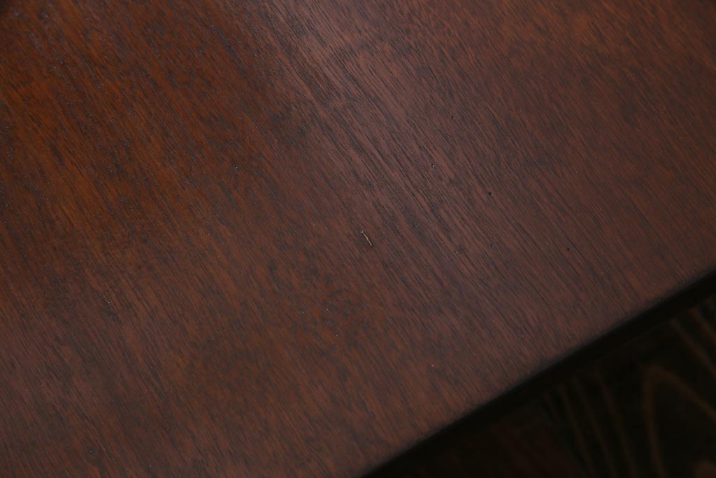 アンティーク家具　和製アンティーク　楠の木　なめらかな木肌が品のあるちゃぶ台(ローテーブル、折り畳みテーブル、花台)