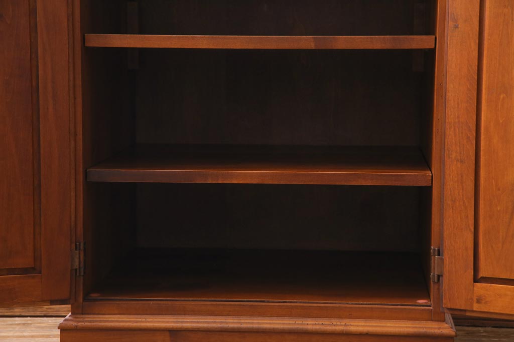 中古　ETHAN ALLEN(イーセンアーレン)　アメリカンミッドセンチュリーなレコードケース(キャビネット、収納棚)