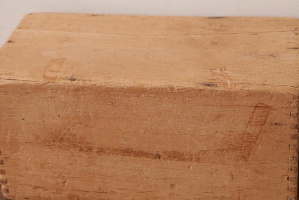 アンティーク雑貨　昭和レトロ　大きな積み木セット【四角形/5ヶ組】(ディスプレイ雑貨、飾り台)