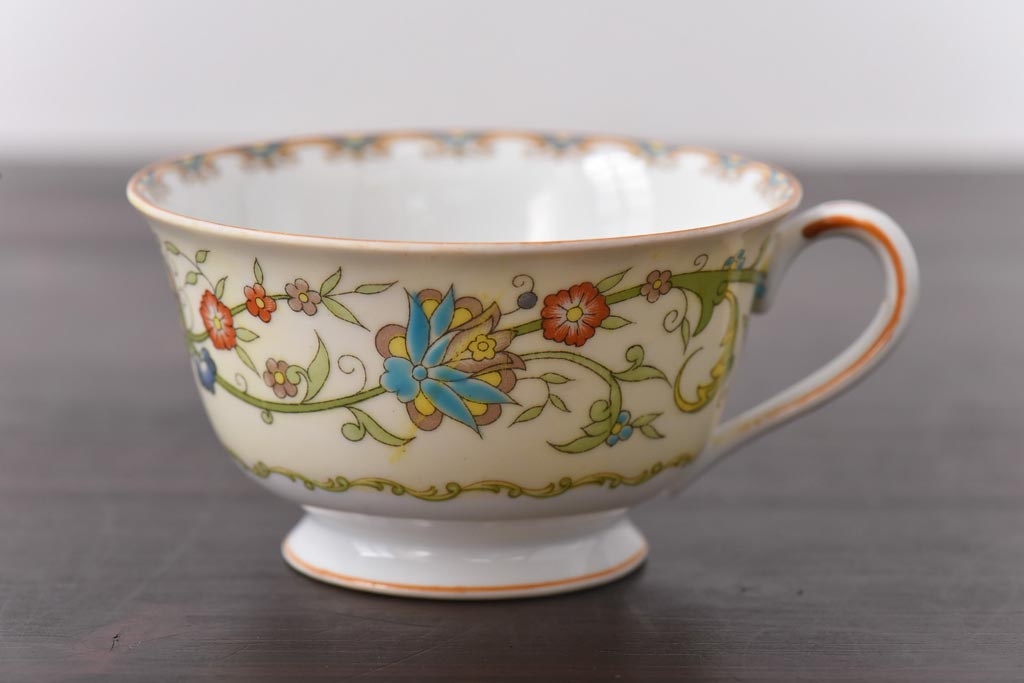 オールドノリタケ(Noritake、日陶)　月桂樹-М　米国輸出向　カップ&ソーサー2客セット(洋食器)