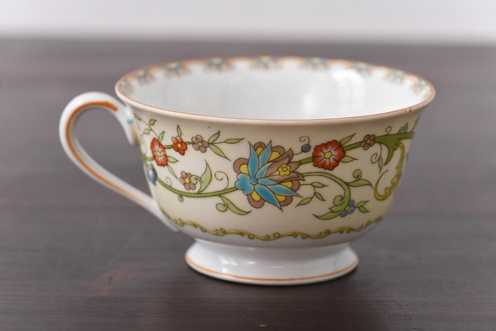 オールドノリタケ(Noritake、日陶)　月桂樹-М　米国輸出向　カップ&ソーサー2客セット(洋食器)