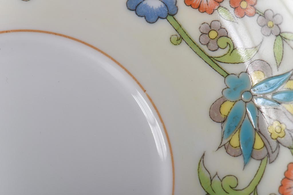 オールドノリタケ(Noritake、日陶)　月桂樹-М　米国輸出向　カップ&ソーサー2客セット(洋食器)