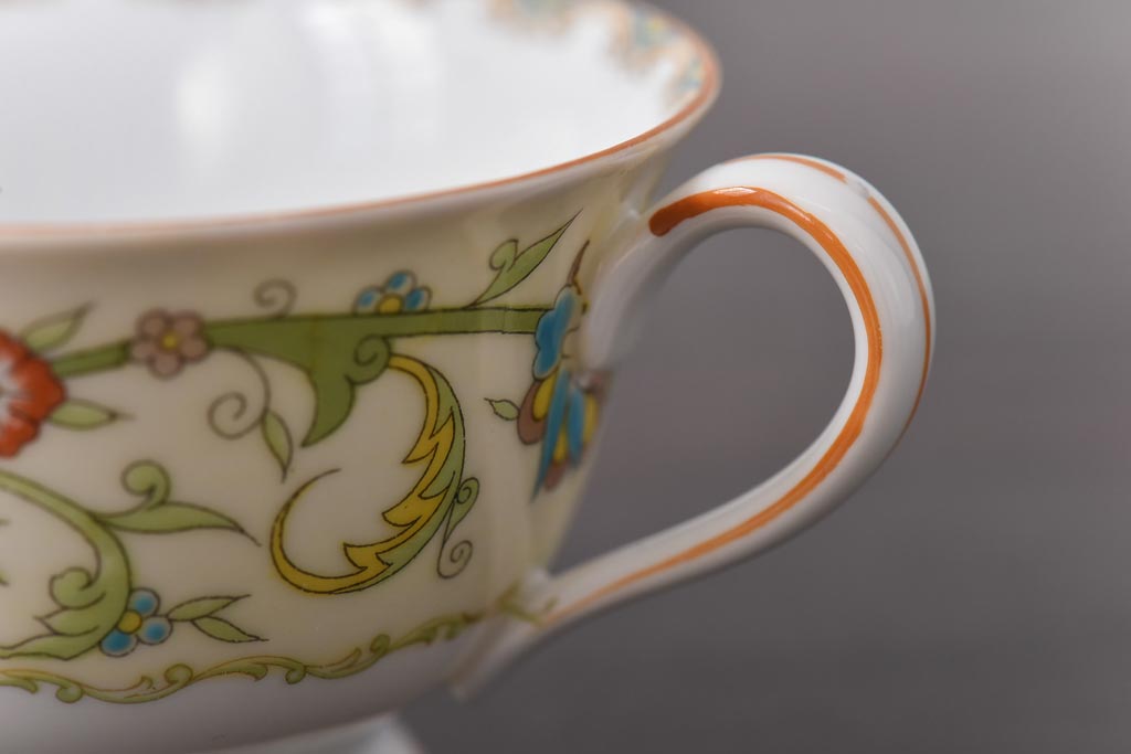 オールドノリタケ(Noritake、日陶)　月桂樹-日陶印　カップ&ソーサー(洋食器)