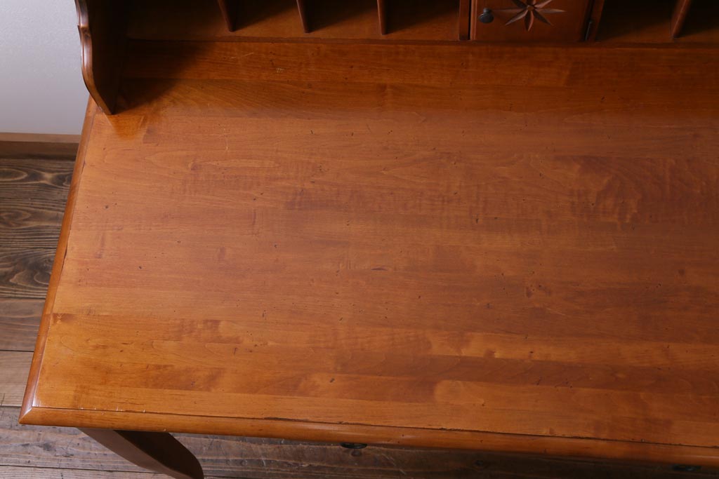 中古　ETHAN ALLEN(イーセンアーレン)　アメリカンカントリースタイルにおすすめなデスク(机、在宅ワーク、在宅用ワークデスク)