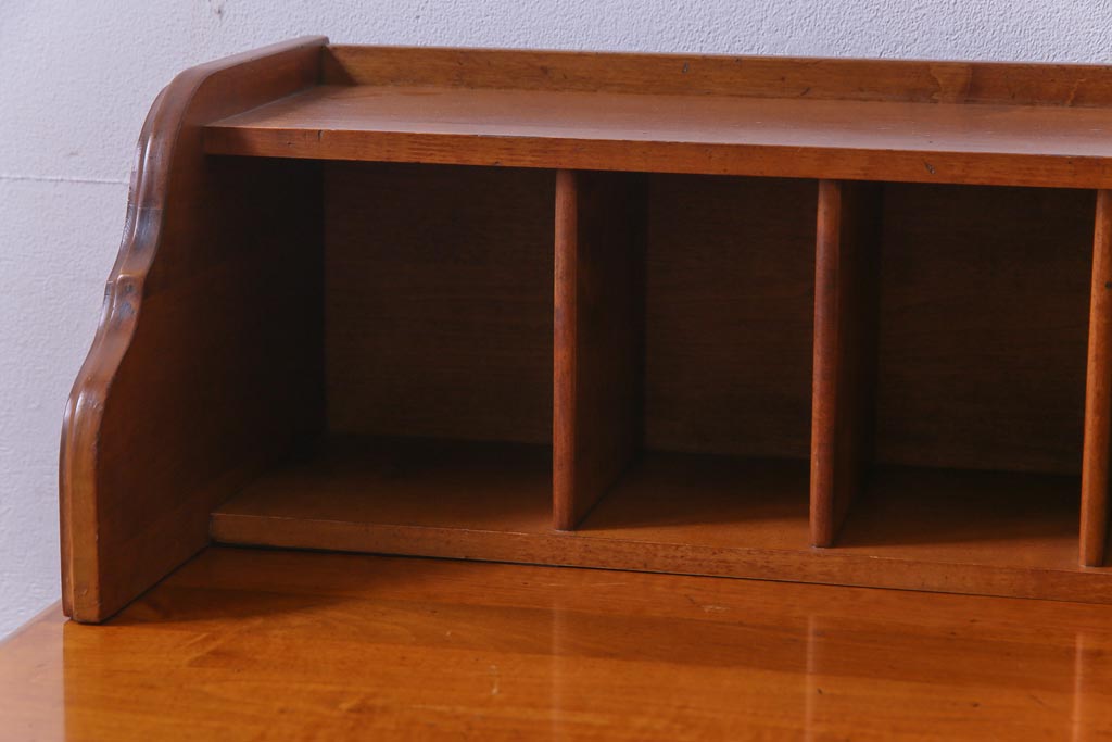 中古　ETHAN ALLEN(イーセンアーレン)　アメリカンカントリースタイルにおすすめなデスク(机、在宅ワーク、在宅用ワークデスク)