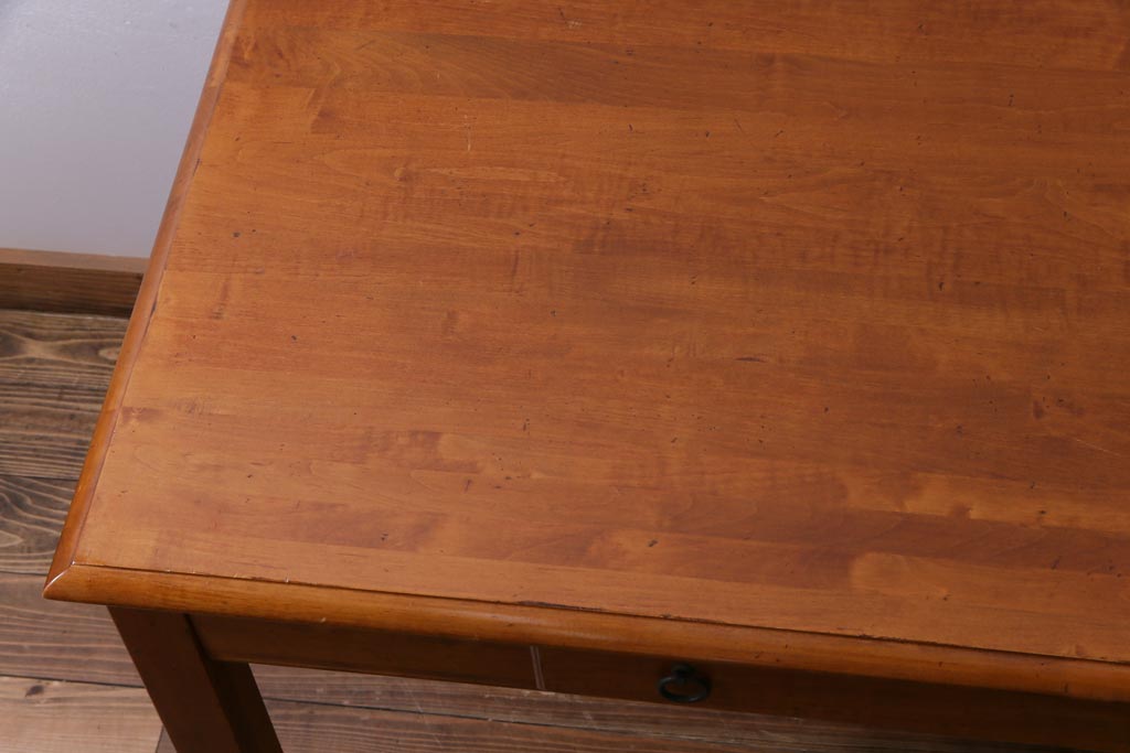 中古　ETHAN ALLEN(イーセンアーレン)　アメリカンカントリースタイルにおすすめなデスク(机、在宅ワーク、在宅用ワークデスク)