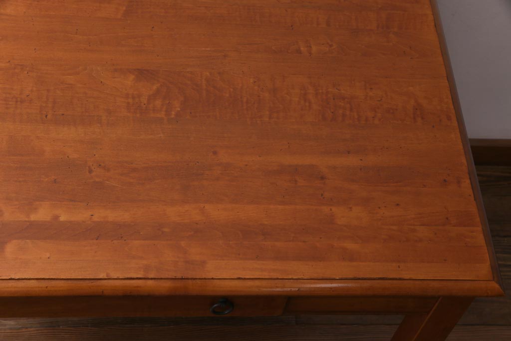 中古　ETHAN ALLEN(イーセンアーレン)　アメリカンカントリースタイルにおすすめなデスク(机、在宅ワーク、在宅用ワークデスク)